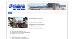 Desktop Screenshot of masterworkroofing.com